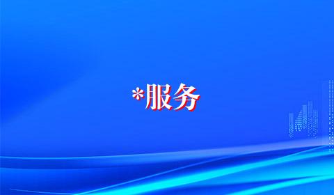 *服务