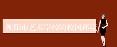 衡阳市艺术学校的校园环境